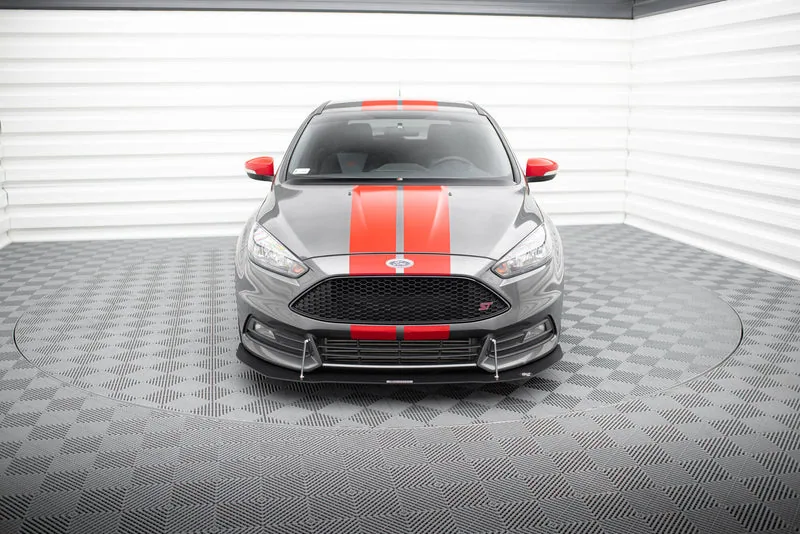 Передний сплиттер V.1 — Ford Focus ST Mk3 Facelift (2015–2018)