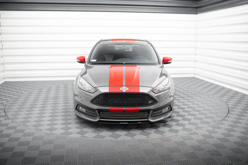 Передний сплиттер V.3 — Ford Focus ST Mk3 Facelift (2015–2018)