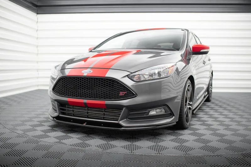 Передний сплиттер — Ford Focus ST Mk3 Facelift (Cupra) (2015–2018)
