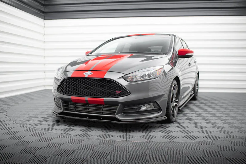 Передний сплиттер V.1 — Ford Focus ST Mk3 Facelift (2015–2018)