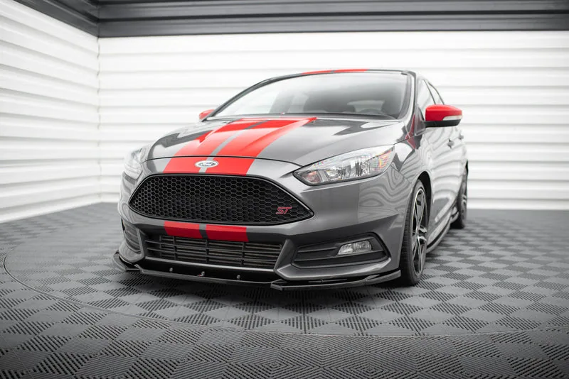 Передний сплиттер V.5 — Ford Focus ST Mk3 Facelift (2015–2018)