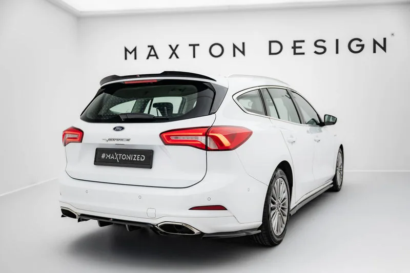 Задний сплиттер с вертикальными рёбрами — Ford Focus Vignale Estate Mk4 (2018–2021)