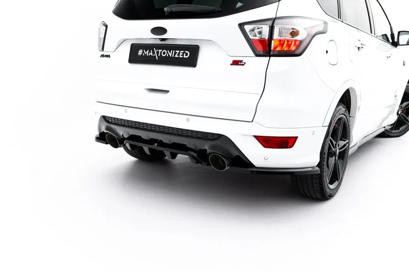 Rear splitter with vertical bars — Ford Kuga ST-Line Mk2 (2013–2016)