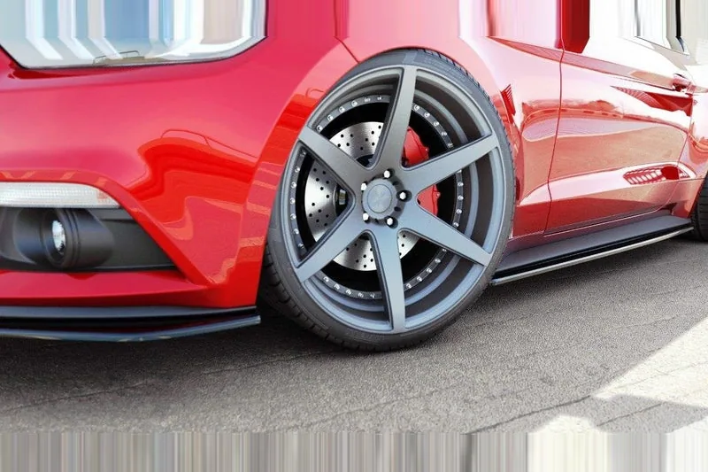 Накладки на пороги — Ford Mustang Mk6 (2014–2017)