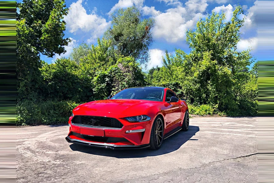 Передний сплиттер V.1 — Ford Mustang Mk. 6 Facelift (2017–2023)