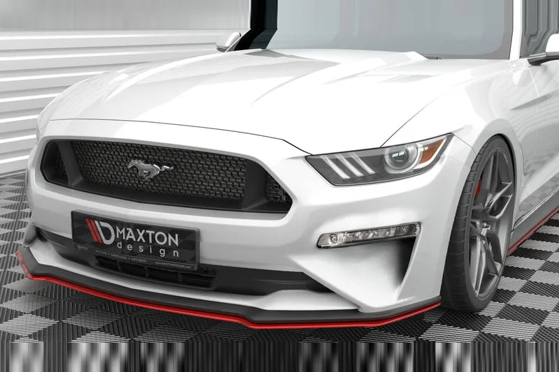 Front splitter V.2 — Ford Mustang Mk6 Facelift