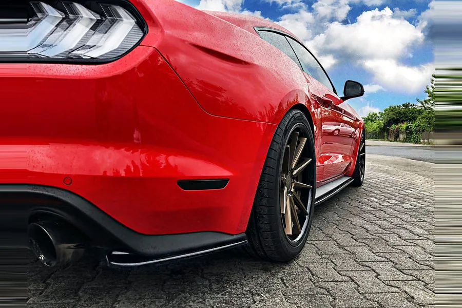 Rear side splitters — Ford Mustang Mk. 6 Facelift (2017–2023)