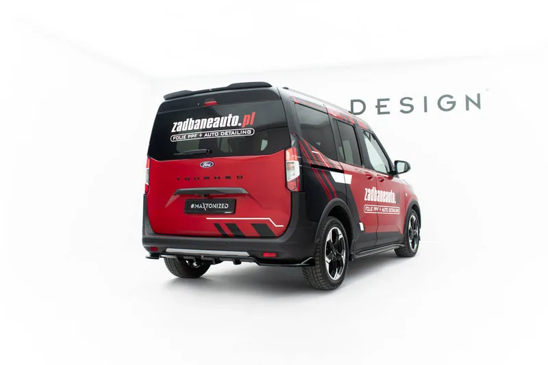 Rear splitter with vertical bars — Ford Tourneo Courier Mk2 (2023–)