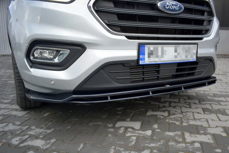 Передний сплиттер V.1 — Ford Transit Custom Mk1 Facelift / Tourneo Custom Mk1 Facelift (2017–2023)