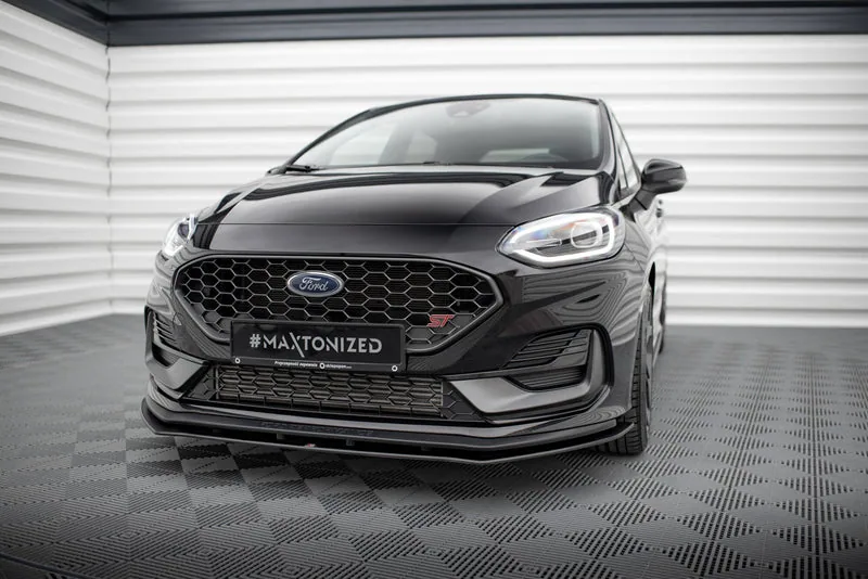 Передний сплиттер Street Pro — Ford Fiesta ST Mk8 Facelift (2021–)