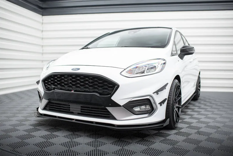 Front splitter Street Pro + flaps — Ford Fiesta Mk8 ST / ST-Line (2017–2024)