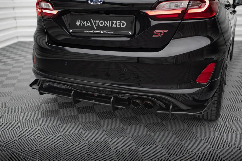 Rear valance Street Pro + flaps — Ford FIesta Mk8 ST (2018–)