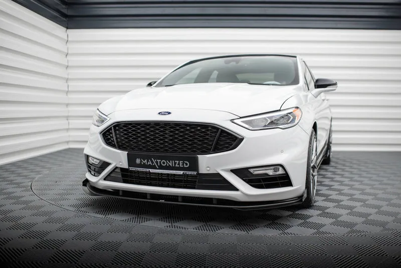 Передний сплиттер Street Pro + накладки — Ford Mondeo Sport Mk5 Facelift / Fusion Sport Mk2 Facelift (2019–2022)