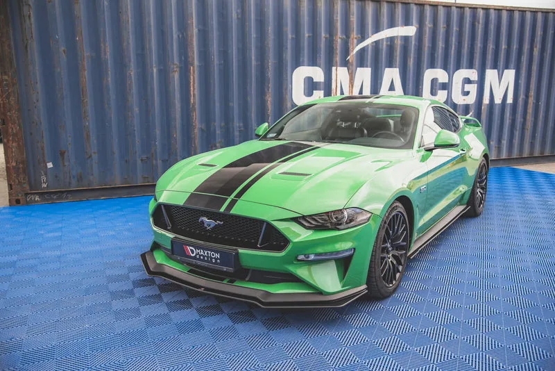 Передний сплиттер Street Pro V.1 — Ford Mustang GT Mk6 Facelift (2017–)