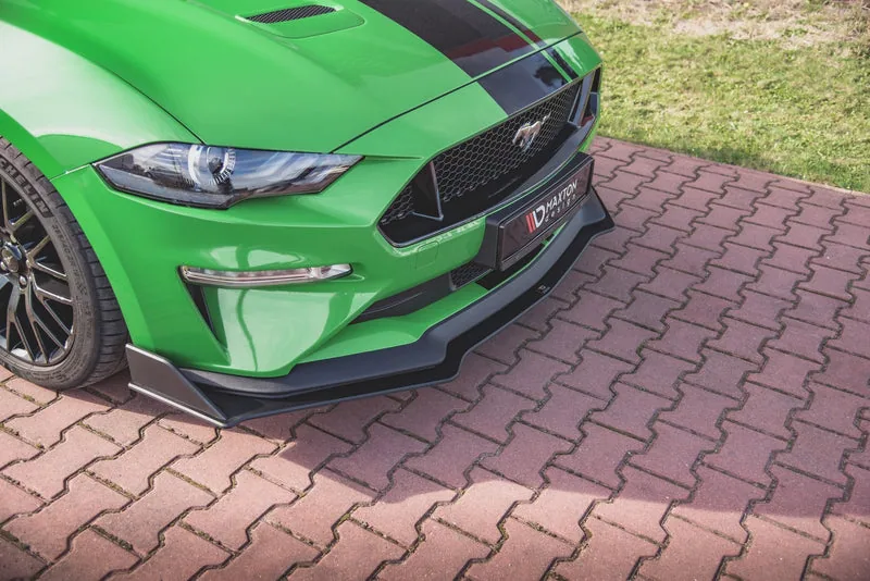 Передний сплиттер Street Pro V.2 — Ford Mustang GT Mk6 Facelift (2017–)