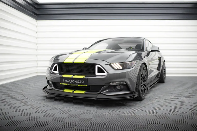Esisplitter Street Pro + tiivakesed — Ford Mustang GT Mk6 (2014–2017)