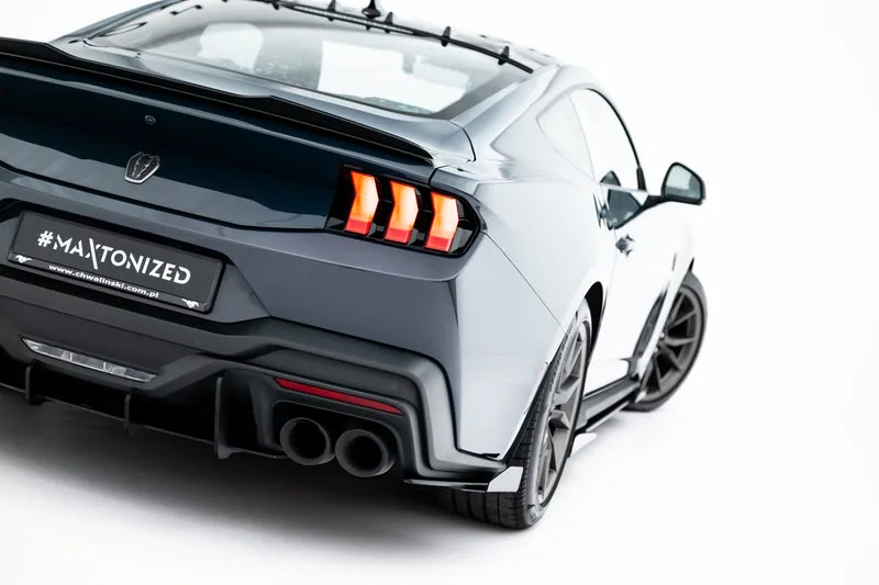 Rear side splitters Street Pro + flaps — Ford Mustang Dark Horse Mk7 (2023–)