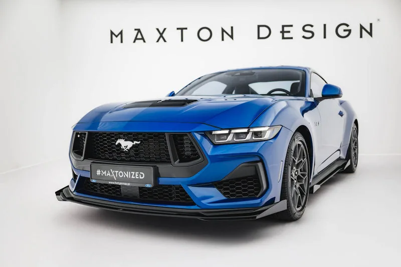 Передний сплиттер Street Pro + накладки — Ford Mustang GT Mk7 (2023–)