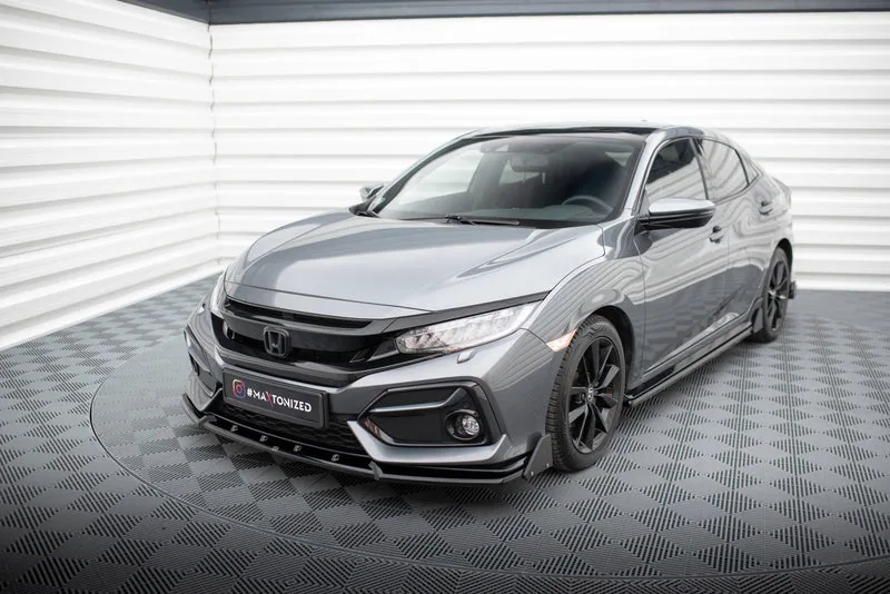 Esisplitter + tiivakesed — Honda Civic Sport Mk 10 (2017–2023)