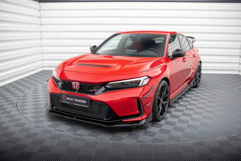 Передний сплиттер V.1 + накладки — Honda Civic Type-R Mk 11 (2023–)