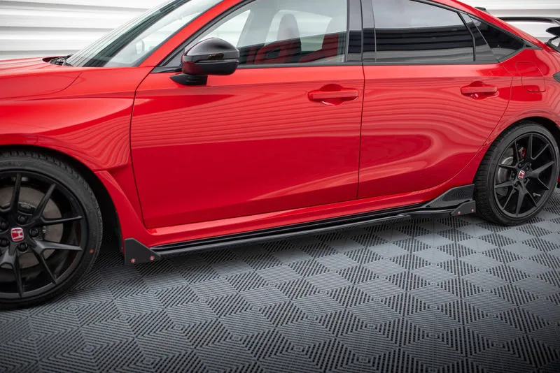 Накладки на пороги V.1 + накладки — Honda Civic Type-R Mk 11 (2023–)