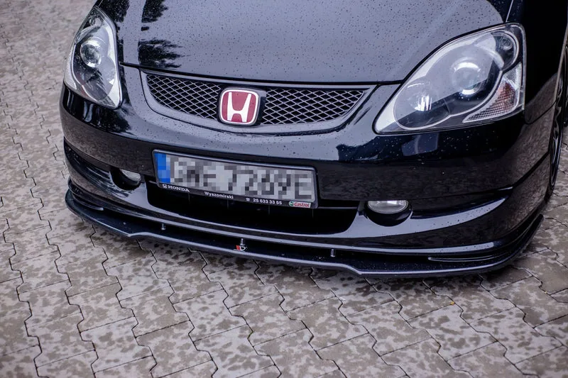 Передний сплиттер V.1 — Honda Civic EP3 (Mk7) TYPE-R/S Facelift (2004–2006)