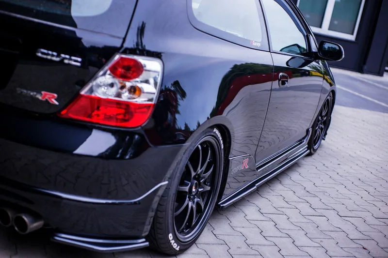 Накладки на пороги — Honda Civic EP3 (Mk7) TYPE-R/S Facelift (2004–2006)