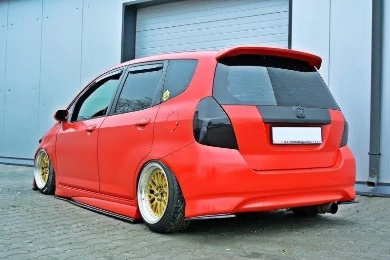 Rear side splitters — Honda Jazz Mk1 (2002–2008)