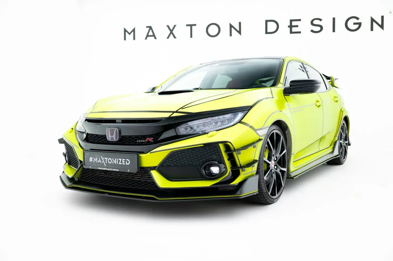 Front splitter Street Pro V.2 — Honda Civic Type-R Mk10 / Mk10 Facelift (2017–2019)
