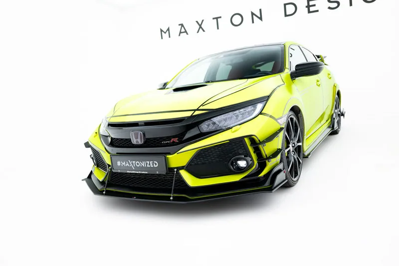 Front splitter Street Pro — Honda Civic Type-R Mk10 / Mk10 Facelift (2017–2019)