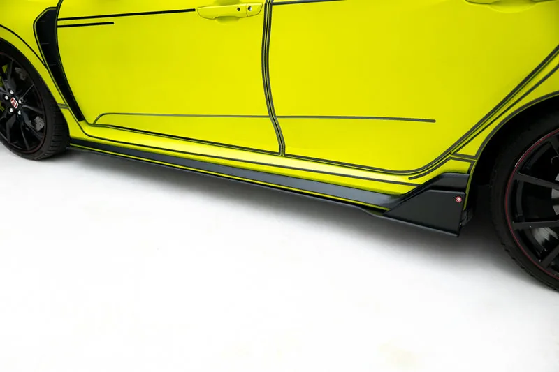 Side skirts Street Pro — Honda Civic Type-R Mk10 / Mk10 Facelift (2017–2019)