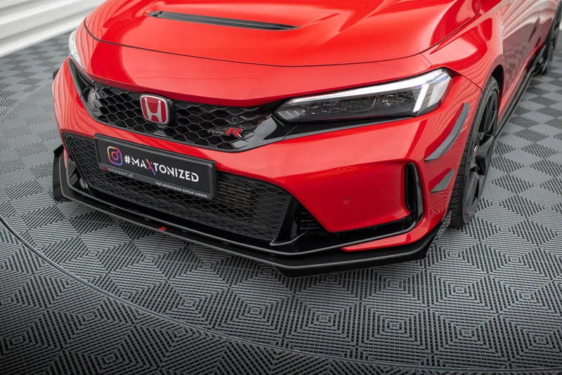 Передний сплиттер Street Pro + накладки — Honda Civic Type-R Mk 11 (2023–)