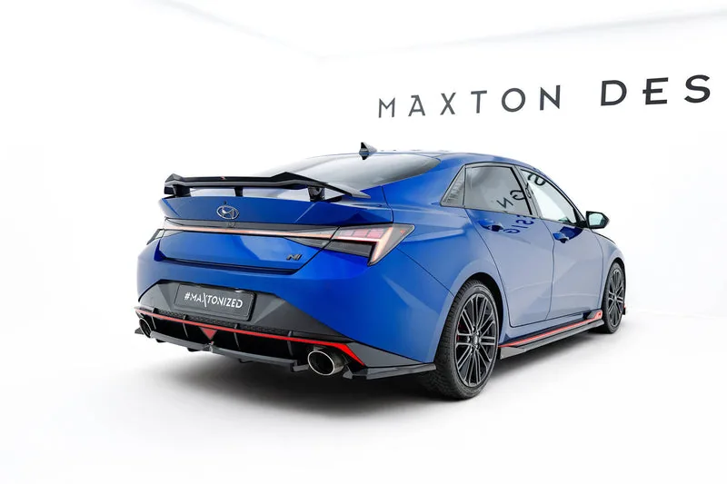Задние боковые сплиттеры — Hyundai Elantra N Mk7 (2020–2023)