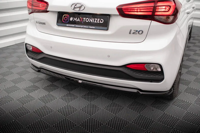 Rear splitter — Hyundai I20 Mk2 Facelift (2018–2020)