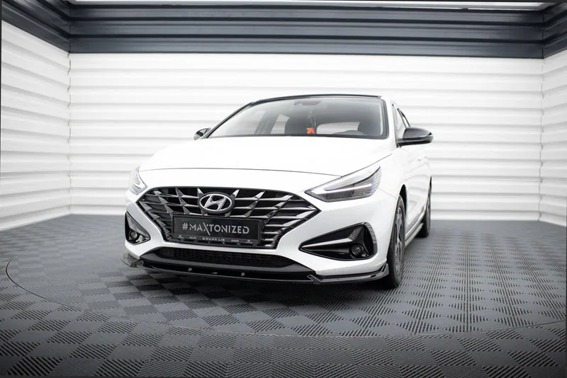 Передний сплиттер V.2 — Hyundai I30 Mk3 Facelift (2020–)
