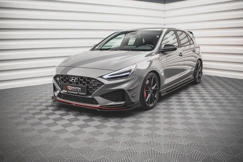 Передний сплиттер V.3 — Hyundai I30 N / I30 N-Line Hatchback/Fastback Mk3 Facelift (2020–)
