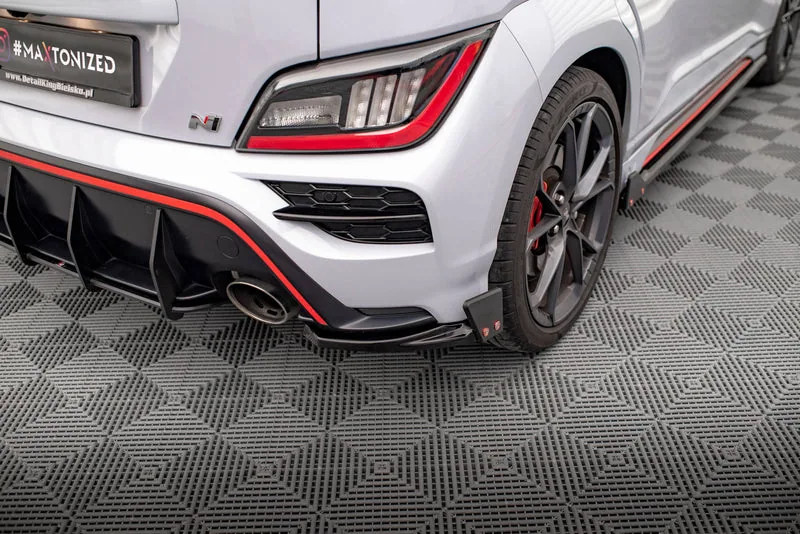Tagumised küljesplitterid V.1 + tiivakesed — Hyundai Kona N Mk1 (2017–)