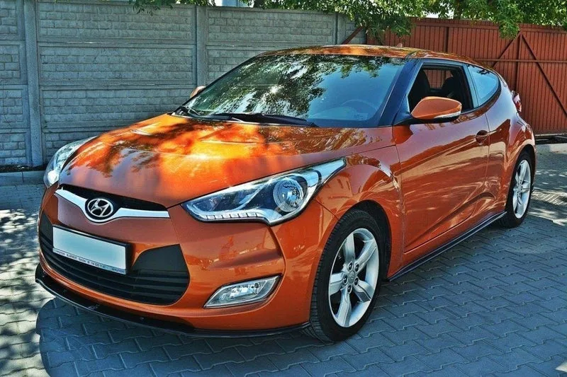 Передний сплиттер — Hyundai Veloster (2011–2018)
