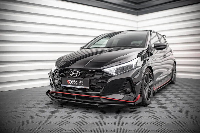 Esisplitter Street Pro V.1 + tiivakesed — Hyundai I20 N Mk3 (2020–)