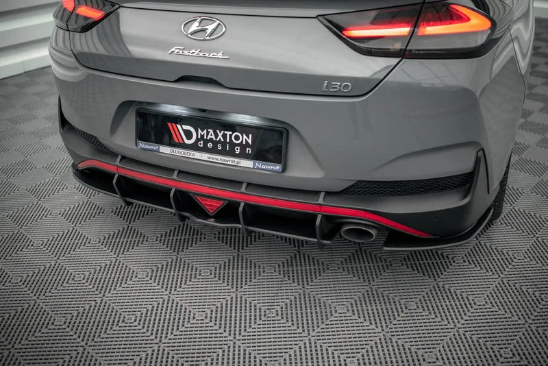 Задний диффузор Street Pro — Hyundai I30 Fastback N-Line Mk3 Facelift (2020–)