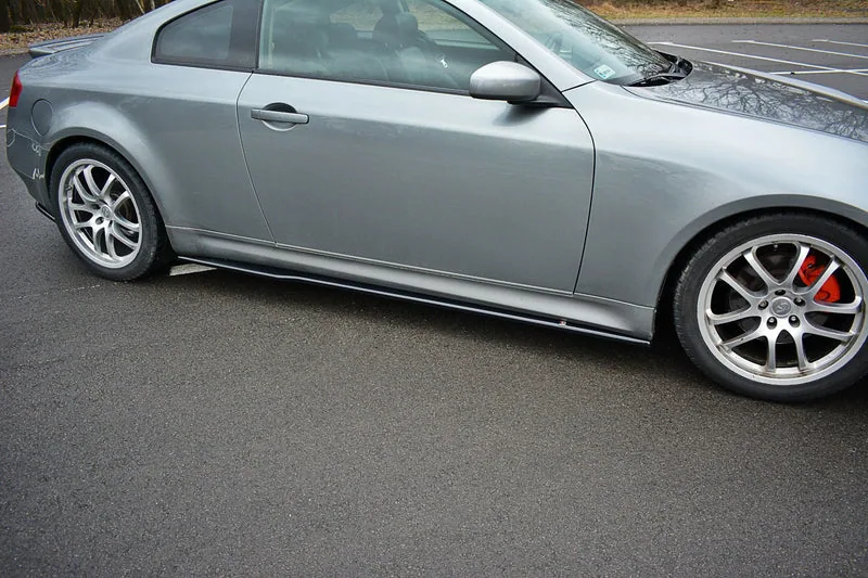 Накладки на пороги — Infiniti G35 Coupe