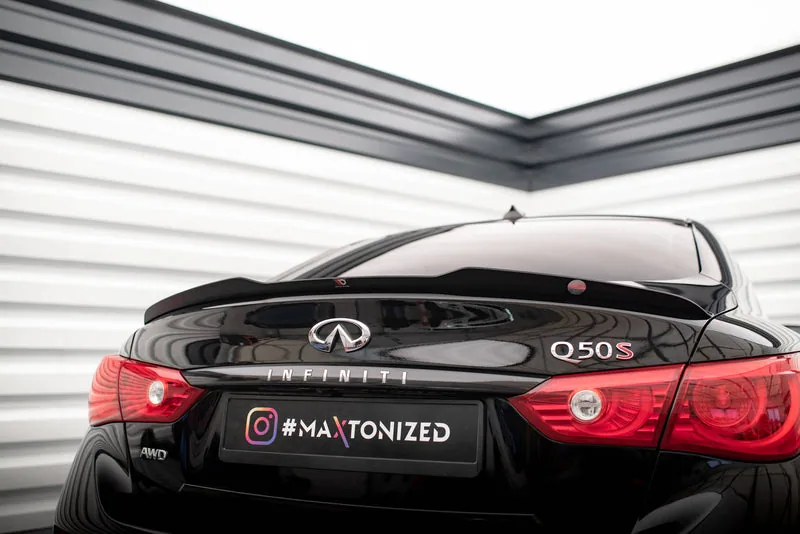 Spoiler cap — Infiniti Q50 S Mk1 (2013–2016)
