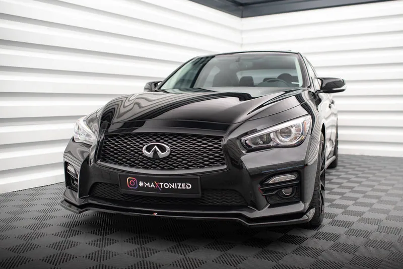 Передний сплиттер V.1 — Infiniti Q50 S Mk1 (2013–2016)