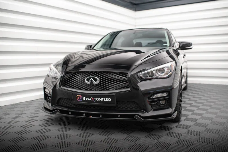 Передний сплиттер V.2 — Infiniti Q50 S Mk1 (2013–2016)
