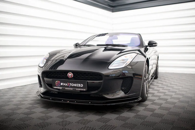 Передний сплиттер V.1 — Jaguar F-Type X152 Facelift (2016–2020)