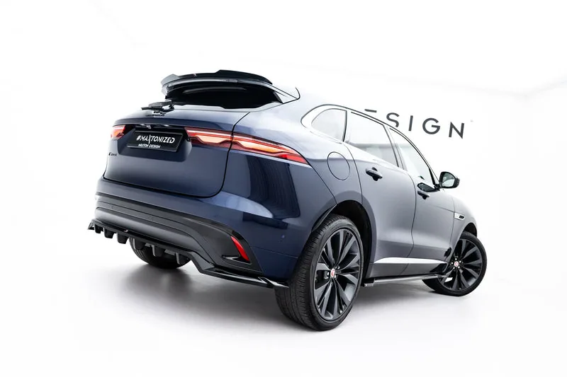 Задний сплиттер с вертикальными рёбрами — Jaguar F-Pace R-Sport Mk1 Facelift (2020–2025)