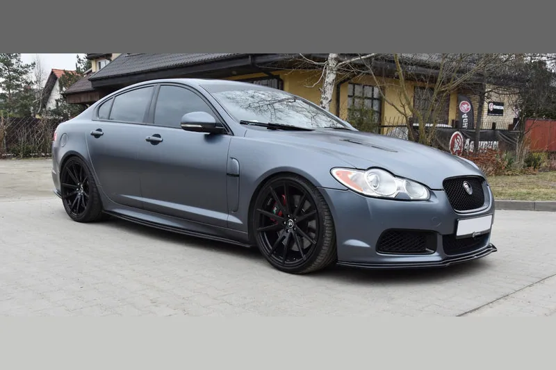 Передний сплиттер V.1 — Jaguar XF- R (2007–2011)
