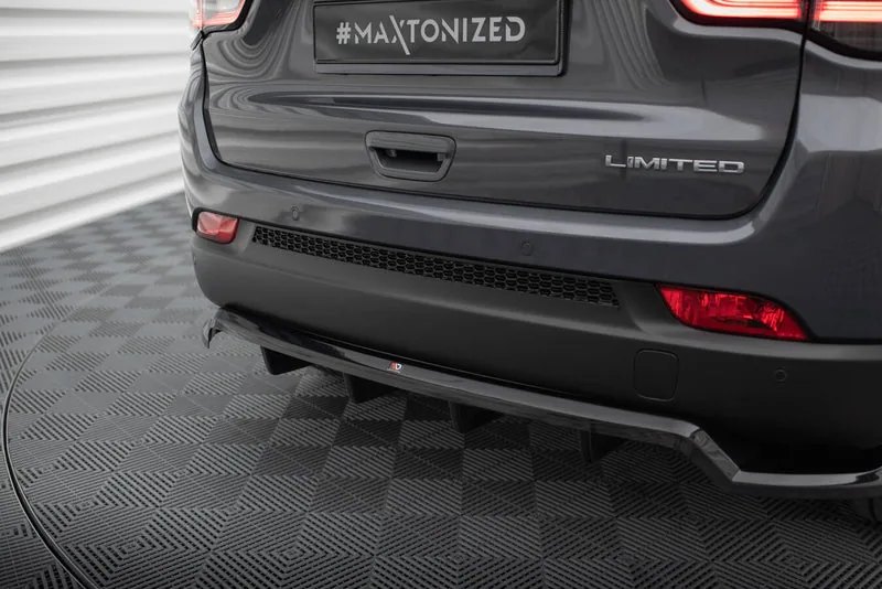 Rear splitter with vertical bars — Jeep Compass Limited Mk2 Facelift (2021–)