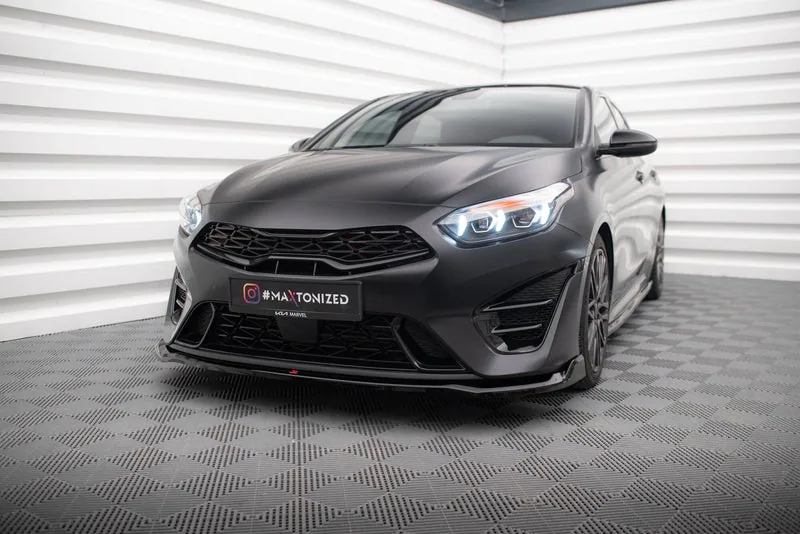 Передний сплиттер V.1 — Kia Proceed GT Mk3 Facelift / Ceed GT / GT - Line Mk1 Facelift (2022–)