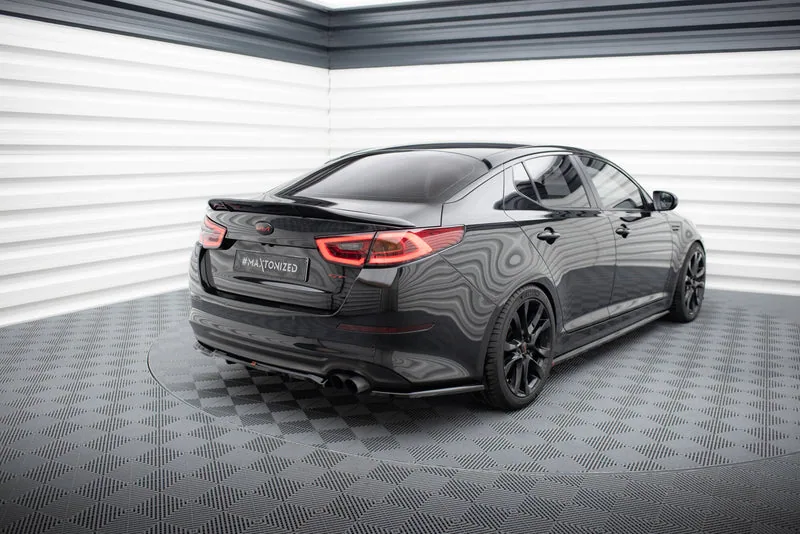 Rear splitter with vertical bars — Kia Optima Mk3 (2010–2013)